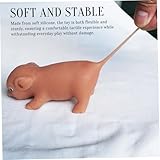 Rwigeboo Silicone Pig Realistic Newborn Cute Mini Silicone Animals Soft Lifelike Educational Pretended Toy Pig for Kids, 5.3x2.0 Inch Mini Baby - Image 5