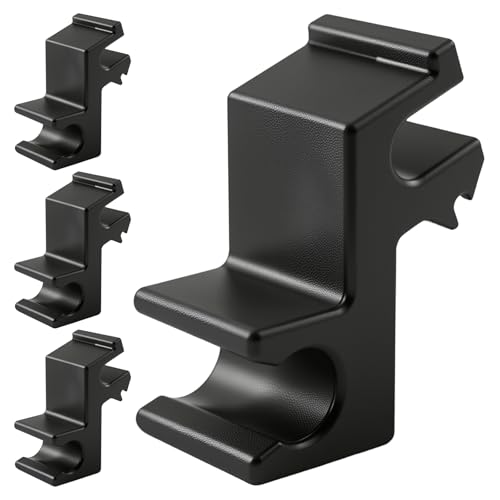 TSIEBRV 4PCS Tonneau Cover Clamps for Prop Rod Fixtion,Tnneau Cover Clips Replacement with 0.3 Inch Diameter Hole,No-Drill Installation Tonneau Covers Parts for Truck Upgrades and Maintain