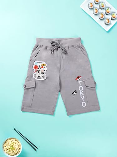 Image of KiddoPanti Boys Knee Length Cargo Short