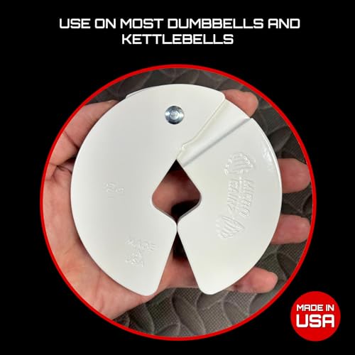 Image of Micro Gainz 1.25LB Dumbbell Fractional Weight Plates, 4-Piece