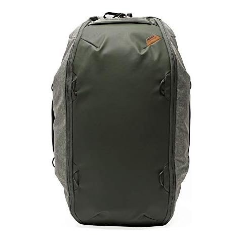 Bolsa de viaje Peak Design Travel Duffelpack 65L Sage con correas Cover
