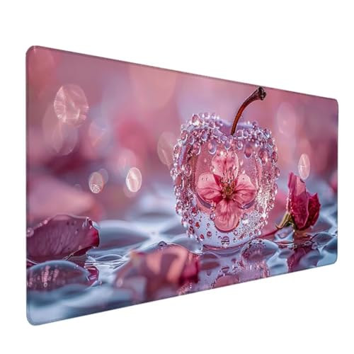 Alfombrilla Antideslizante Para Teclado Alfombrilla Antideslizante Para Teclado Accesorios De Escritorio Alfombrilla De Escritorio Alfombrilla Antideslizante Para 600x300x3 mm cristal manzana 3 - O