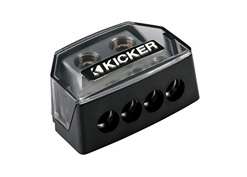 Kicker DB4 Distribution Block with 1/0-8 Gauge Inputs and 4-8 Gauge Outputs