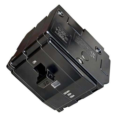 Disjoncteur miniature triphasé 50 A pour sécuriser un circuit carré industriel
