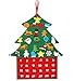 Produktbild QYY Weihnachtsbaum, Filz Weihnachtsbaum Christmas Tree mit Abnehmbare Ornamente Wand Dekor für Kinder Deko Weihnachten Weihnachtsspiel Wand Dekor mit Filz Weihnachtskalender