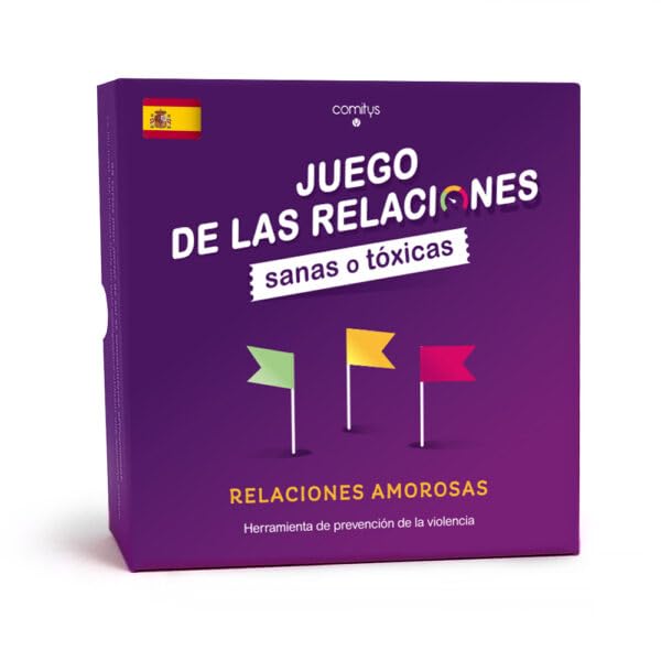 Comitys - Juego de Relaciones Sanas o Tóxicas: Juego de Cartas para Adolescentes, Parejas y Adultos - Educación Emocional, Psicología y Prevención de la Violencia (96 Cartas en Español)