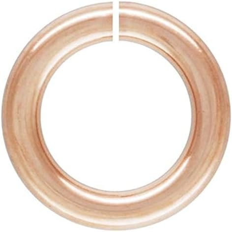 14Kt Rose Gold Filled 22 Gauge 3.5mm Open Jump Ring - 100Pcs (13021)/1