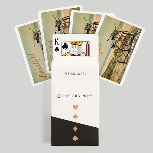 Baraja de cartas Poker Saugatuck Michigan 52 naipes miniatura 6