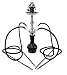 GStar 4 Hose Hookah Shisha 22" Sheesha Narghile Hookah Set (Black)