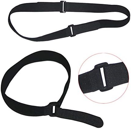YiwerDer 재사용 가능한 고정 케이블 스트랩 및 케이블 타이 세트 20팩(20.3cm-30.5cm-45.7cm(8인치-12~18인치)), 조절 가능한 다목적 후크 및 루프 코드 타이로 코드를 정리하고 깔끔하게 유지합니다 — 사진 4