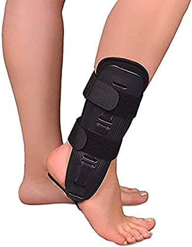 KUDIZEAnkle Stirrup Brace Immobilization Ankle Support, Fracture Support Ankle Support (Black) - Universal