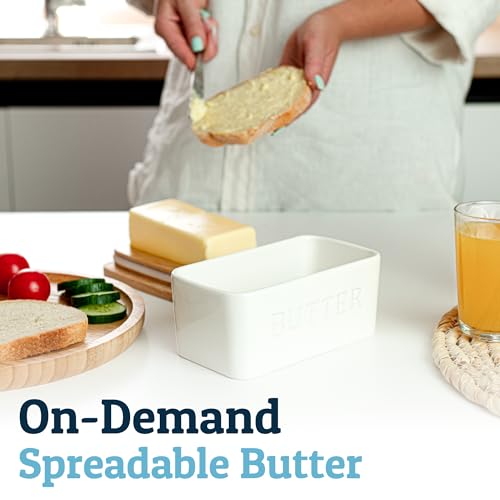 PriorityChef Extra Large Ceramic Butter Dish