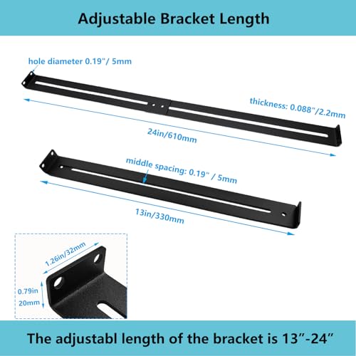 Wdwlbsm Drawer Repair Kit, Furniture Repair Accessories Brackets Middle Mount to Reinforce and Repair Broken Wooden/Chipboard/MDF Drawers Cabinet - Heavy Duty Steel Hardware Include Screws by Wdwlbsm - Used condition - Image 3
