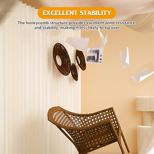 Cloison de séparation en papier imperméable et stable sans aucun assemblage - 5