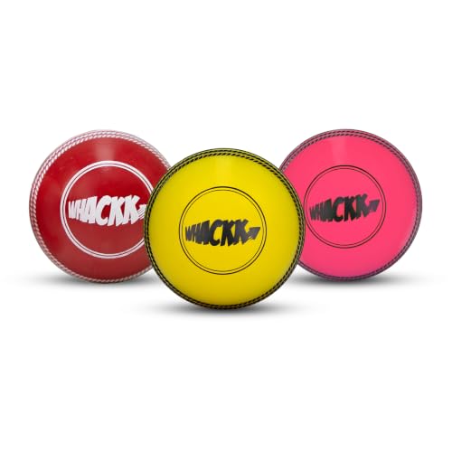 Image of WHACKK I10 T-20 Wind Ball 72MM 120GMS Multicolor | Synthetic Practice Cricket Balls | Swing Balls for Match, Training, Indoor, Outdoor & Street Cricket