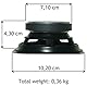1 WOOFER MASTER AUDIO CW400/4 Lautsprecher von 10,00 cm 100 mm 4 mit 30 watt rms und 60 watt max impedanz 4 ohm 89 db spl autotüren, 1 stück