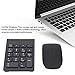 Numeric Keyboard and Mouse Combo, 2.4G Numeric Keyboard and 18-Key Multifunctional Financial Keyboard, with 1200 Dpi Mouse and Receiver, Suitable for Laptop Notebook Desktop PC