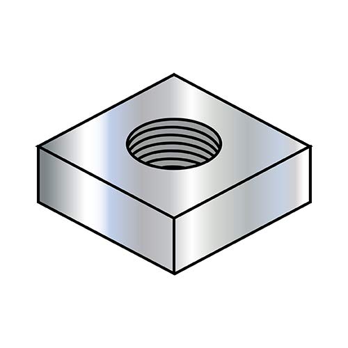 4-40 Square Machine Screw Nut Zinc (Pack Qty 5,000) BC-04NQ by Korpek