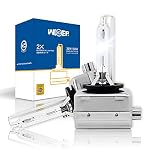 wideep D3S/D3R Xenon HID Headlight Bulbs, 35W 42V 6000K White Lighting, Car Headlight Lamp Replacement Bulb for High Low Beam, 2 Pcs