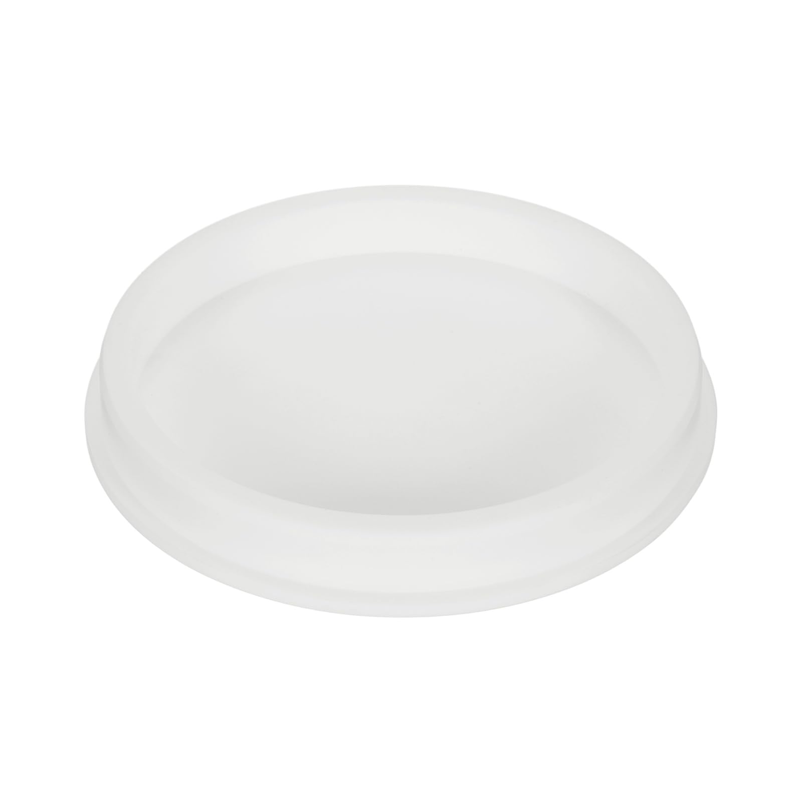 sourcing map Silicone Hole Plug, Waterproof Round Rubber Stoppers T-Shaped Sealing Plugs Pipe End Caps Fit 160mm/6.3" Hole for Coating Plating, White