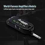 SONICAKE Guitar Headphone Amp Plug-in USB Rechargable Portable Pocket Guitar Amplifier with Bluetooth Multi-Effects Clean Overdrive Distortion Modulation Delay and Reverb