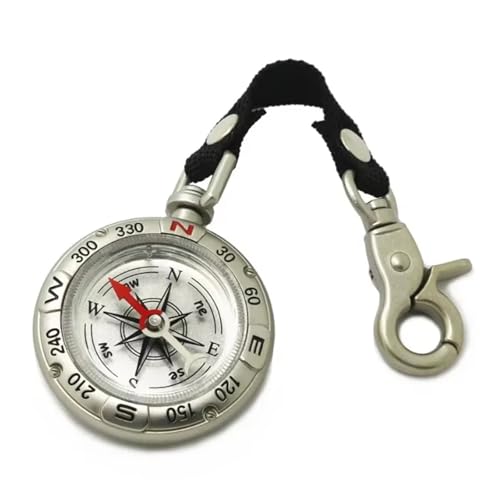 Brújula de Camping de Bolsillo con Llavero y Cordón miniatura 7