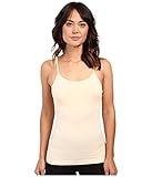 Yummie Women's Plus-Size Amelia Seamlessly Shaped Nylon Everyday Shelf Camisole, Nude, Small/Medium