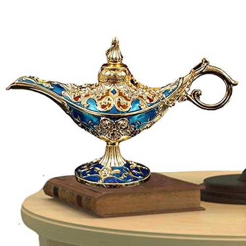 GIMOCOOL Lampada del Genio Magico di Aladino,Luce di Aladino della Leggenda dell'Annata - Lampada da Collezione Vintage per la Decorazione della tavola di casa, Bel Regalo per Ragazza