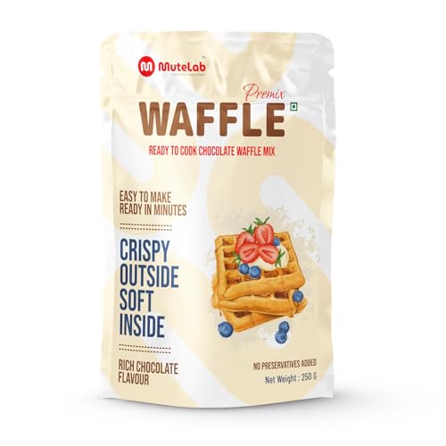 Image of Mutelab Waffle & Pancake Premix, Chocolate Flavor, 250g
