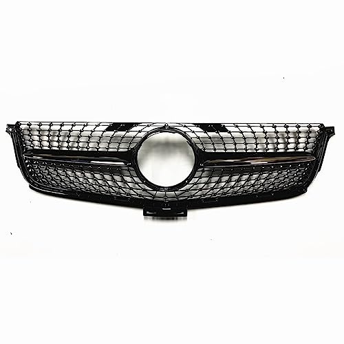 Grille Calandre Diamant Noire pour Mercedes Benz Classe ML W166 de 2012 à 2015