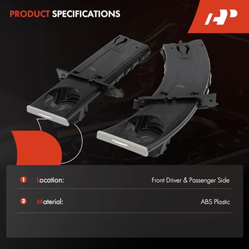 Inserto porta vasos gris A-Premium compatible BMW 2 unidades miniatura 3