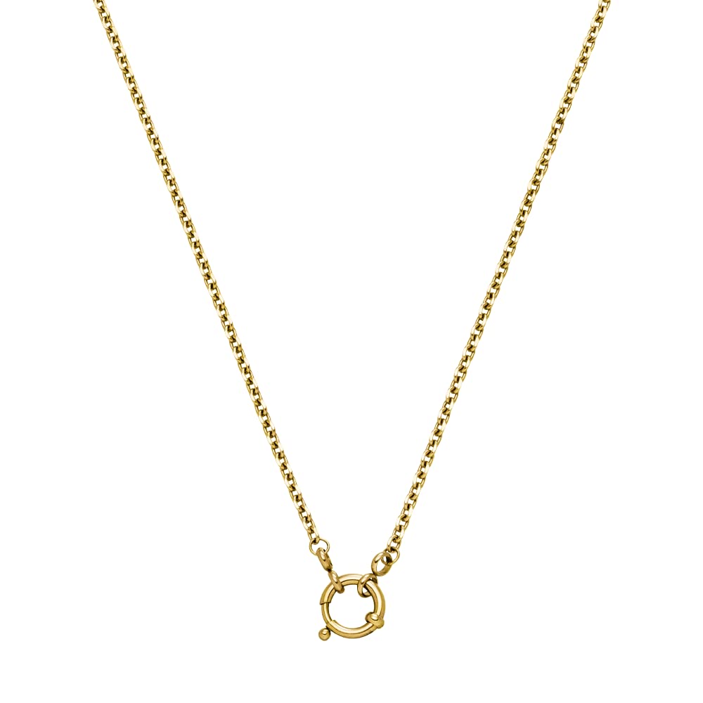 Purelei Collana Kumu O Coin Donna In Acciaio Inossidabile - Placcata Oro 18K, Regolabile 40/45 Cm - Gioiello Resistente All'Acqua, Ispirato Alle Hawaii