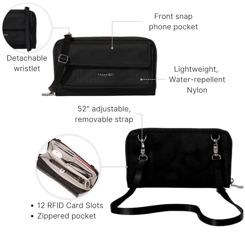 Image of Baggallini Rfid Phone Wallet Crossbody