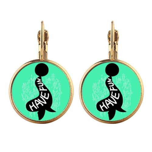 Boucles d'oreilles pendantes à clip or pour oreilles non percées