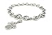 Produktbild Charm Silberarmband Bettelarmband 1643 mit Energetix 4you Charm Emoji Pfote 714-1 Magnetic Jewelry Collectible Advance