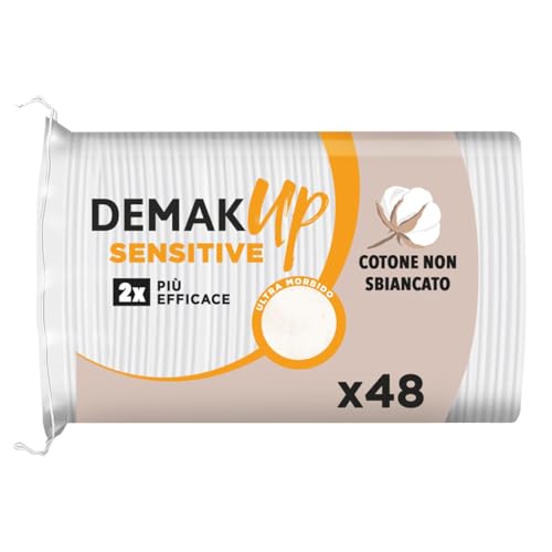 Demak'up Sensitive, Dischetti Struccanti Ovali, 48 Pezzi