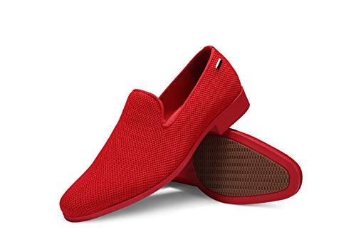 Image of ALLY UNION MAKE FORCE Mens Loafers Dress Slip on Party Wedding Penny Smoking Shoes