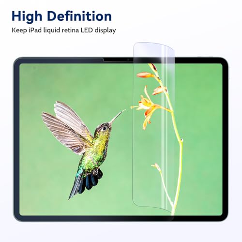 Image of IPROKKO 2 Pack Anti Blue Light Screen Protector Compatible with iPad Pro 11 Inch 5th 6th (2024 2025, M4 M5), Matte Anti Glare Blue Light Filter Eye Protection Cover and Bubble Free