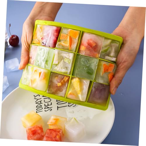 Molde para cubitos de hielo de silicona 3 piezas miniatura 4