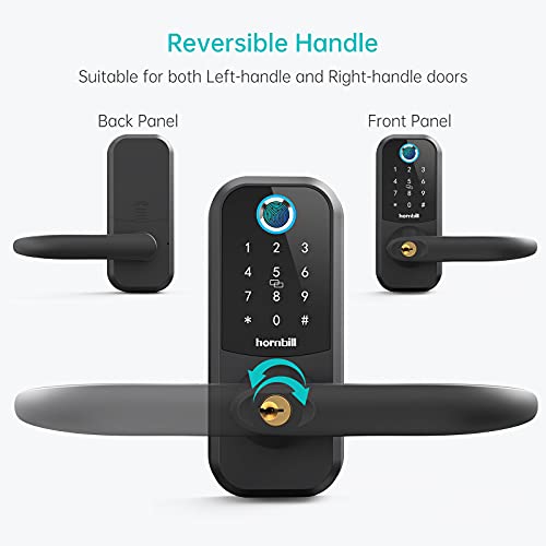 Hornbill Fingerprint Smart Lock Lever Door Handle thumb #2
