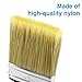 6 Packs 3 Inch Paint Brushes,Professional Paintbrushes Set with Plastic Handle,Multi-Purpose Paint Tools for DIY Paint, Fence, Deck Repair and Wall Trim