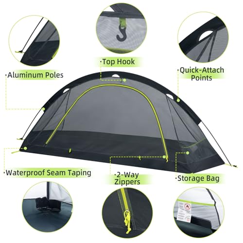 Croosseoutdoors 1-Person Backpacking Tent