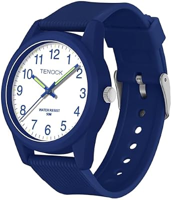 TENOCK Kids Analog Watch – Waterproof Learning Timepiece for Boys & Girls Ages 4-12
