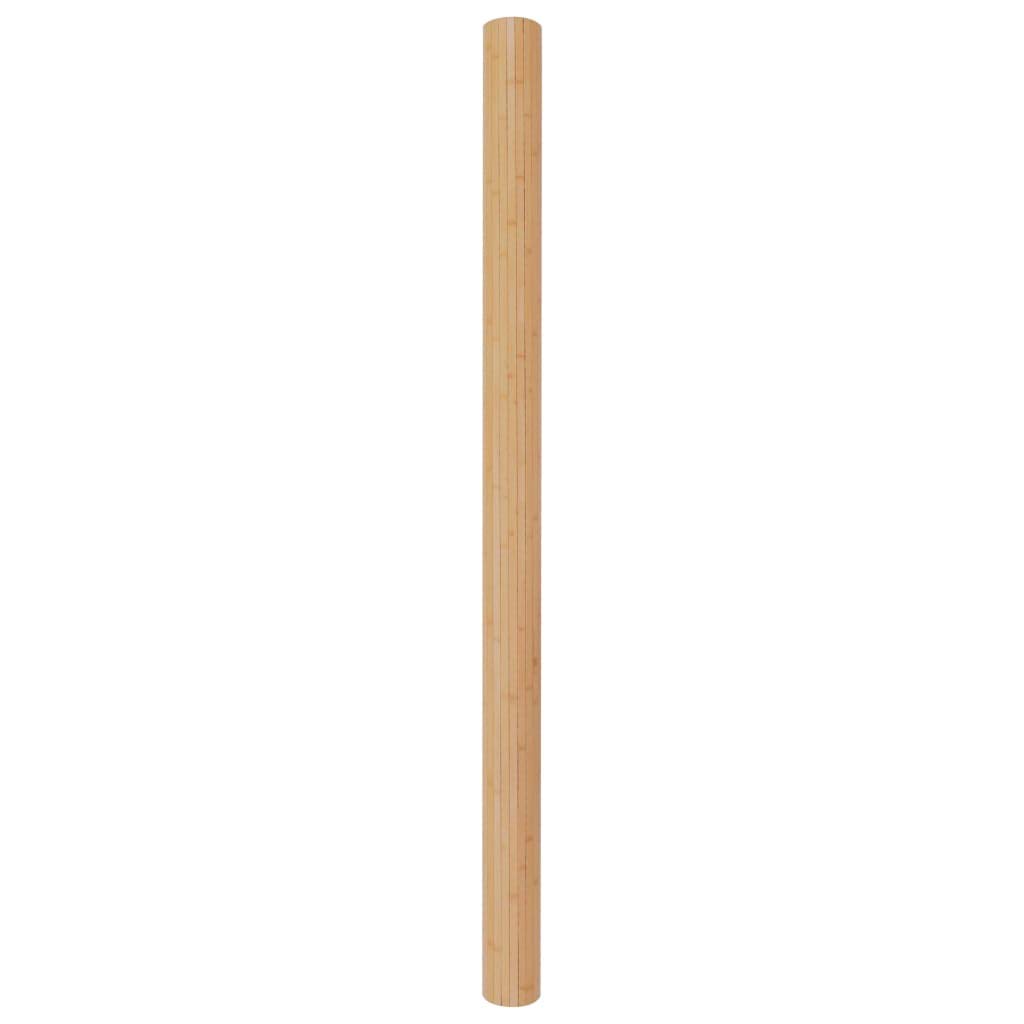 Tidyard Cloison de Séparation Amovible Paravent Interieur Bambou pour Chambre ou Salon 250 x 195 cm Naturel
