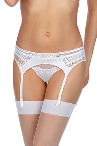 Preisvergleich Produktbild Triumph Damen Strumpfhalter, Luxurious Romance S , Gr. 80, Weiß (WHITE (03))