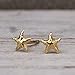 14K Gold Starfish Stud Earrings, 14K Solid Yellow Gold Dainty Sea Star-Fish Studs, Tiny Handmade Dainty Jewelry, Gold Pushback Closure Earrings, Simple Minimalist Birthday Gift for Young Women