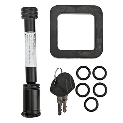 Trailer Accessories 5 8In Trailer Hitch Receiver Pin Lock With 2In Silencer Pad Tubular Keys O Rings For Car Truck Hitch Ball Carrier #TOP5