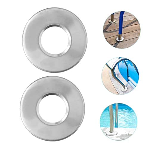 Cubiertas para escudete de escalera de piscina 5 pares miniatura 5