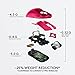 Logitech G PRO X SUPERLIGHT Wireless Gaming Mouse, Ultra-Lightweight, HERO 25K Sensor, 25,600 DPI, 5 Programmable Buttons, Long Battery Life, Compatible with PC / Mac - Magenta