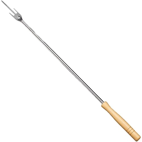 Garlic Scape Extractor with Three Pronged Efficient Household Easy to Use Rustproof Agricultural Equipment Peeling Tool
